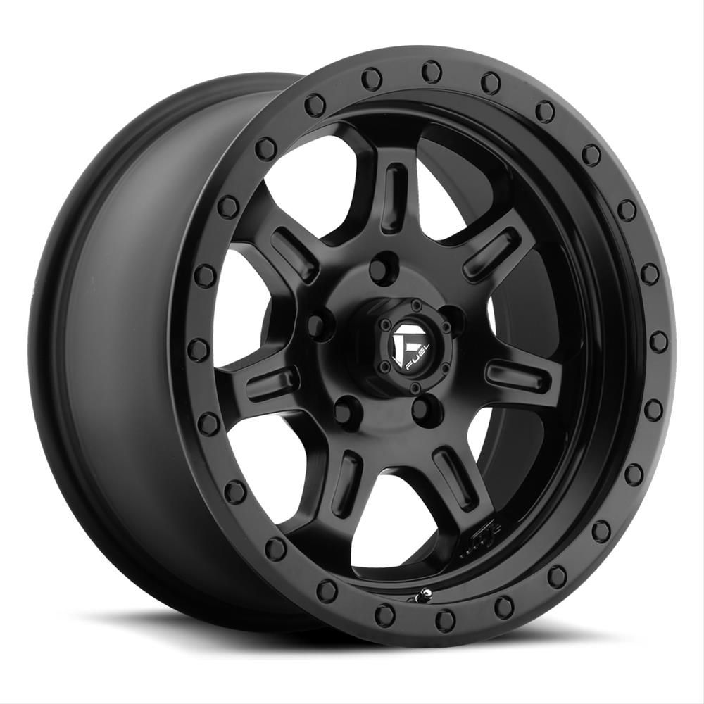 Fuel Off-Road JM2 D572 Series Matte Black Wheels 17x8.5 FUEL - -Black 6x5.5 BOLT CIRCLE, 5.00 BACKSPACE, +7 OFFSET, 108 HUB BORE