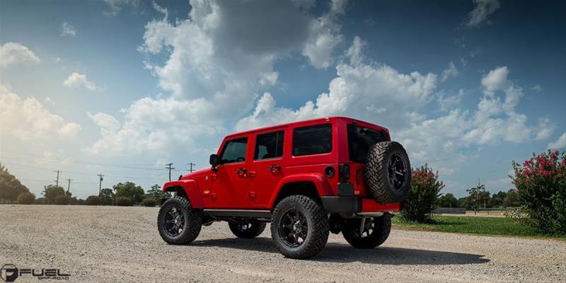 Fuel Off-Road Coupler D575 Series Gloss Black Wheels 20x9 Wheels, Coupler, 8x6.5 BL 5.00/01 125.2, BL -Gloss BLK thumbnail 8