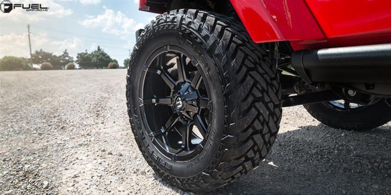 Fuel Off-Road Coupler D575 Series Gloss Black Wheels 20x9 Wheels, Coupler, 8x6.5 BL 5.00/01 125.2, BL -Gloss BLK thumbnail 5
