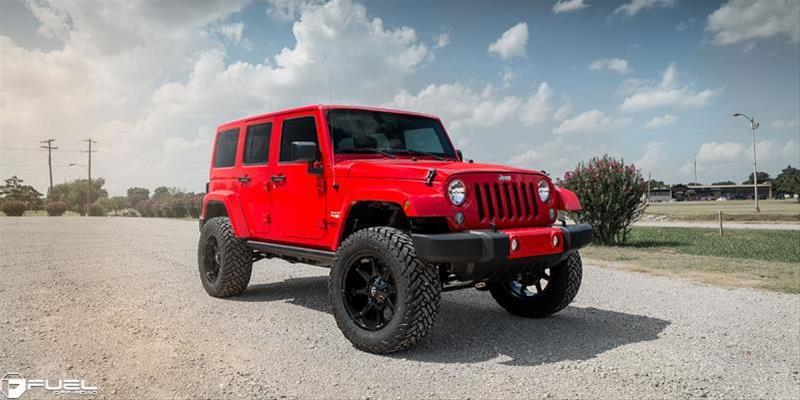 Fuel Off-Road Coupler D575 Series Gloss Black Wheels 20x9 Wheels, Coupler, 8x6.5 BL 5.00/01 125.2, BL -Gloss BLK thumbnail 6
