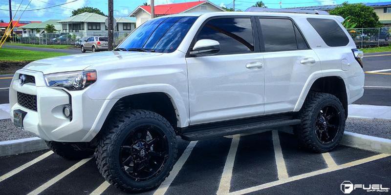 Fuel Off-Road Coupler D575 Series Gloss Black Wheels 20x9 Wheels, Coupler, 8x6.5 BL 5.00/01 125.2, BL -Gloss BLK thumbnail 4