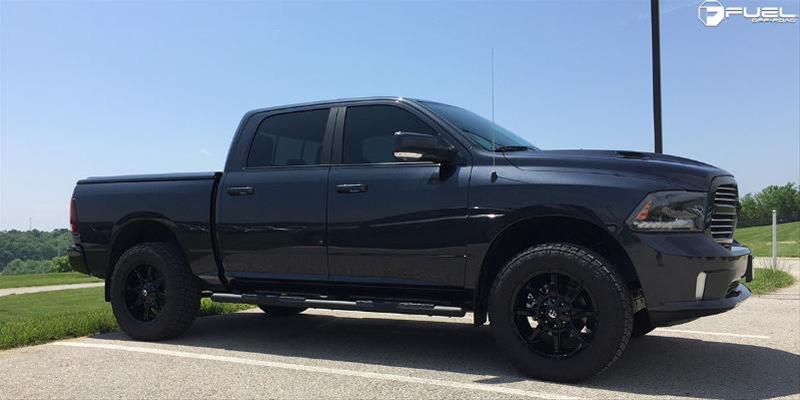 Fuel Off-Road Coupler D575 Series Gloss Black Wheels 20x9 Wheels, Coupler, 8x6.5 BL 5.00/01 125.2, BL -Gloss BLK thumbnail 9