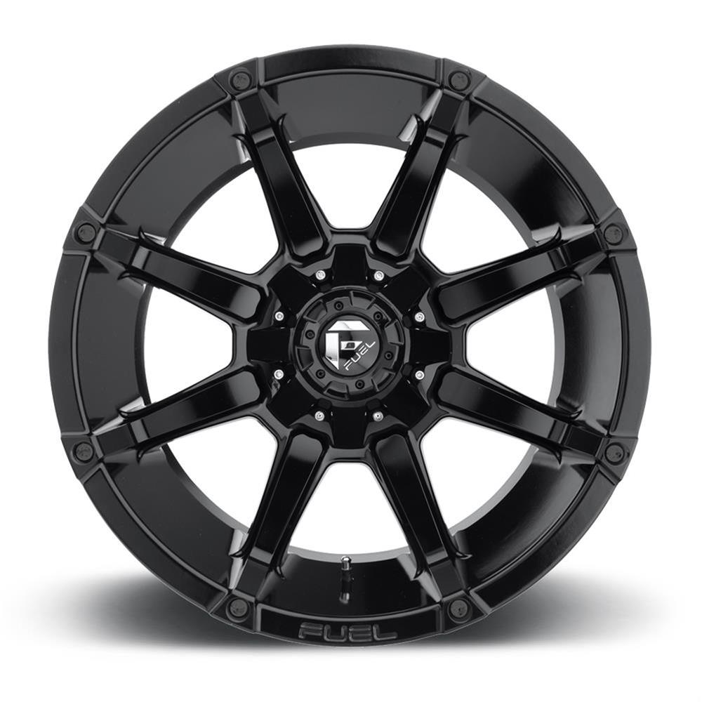 Fuel Off-Road Coupler D575 Series Gloss Black Wheels 18x9 Wheel, Coupler, 18 x 9, Aluminum, 6 x 135mm Bolt Pattern, +19mm Offset, 5.750 in. Backspace, Each