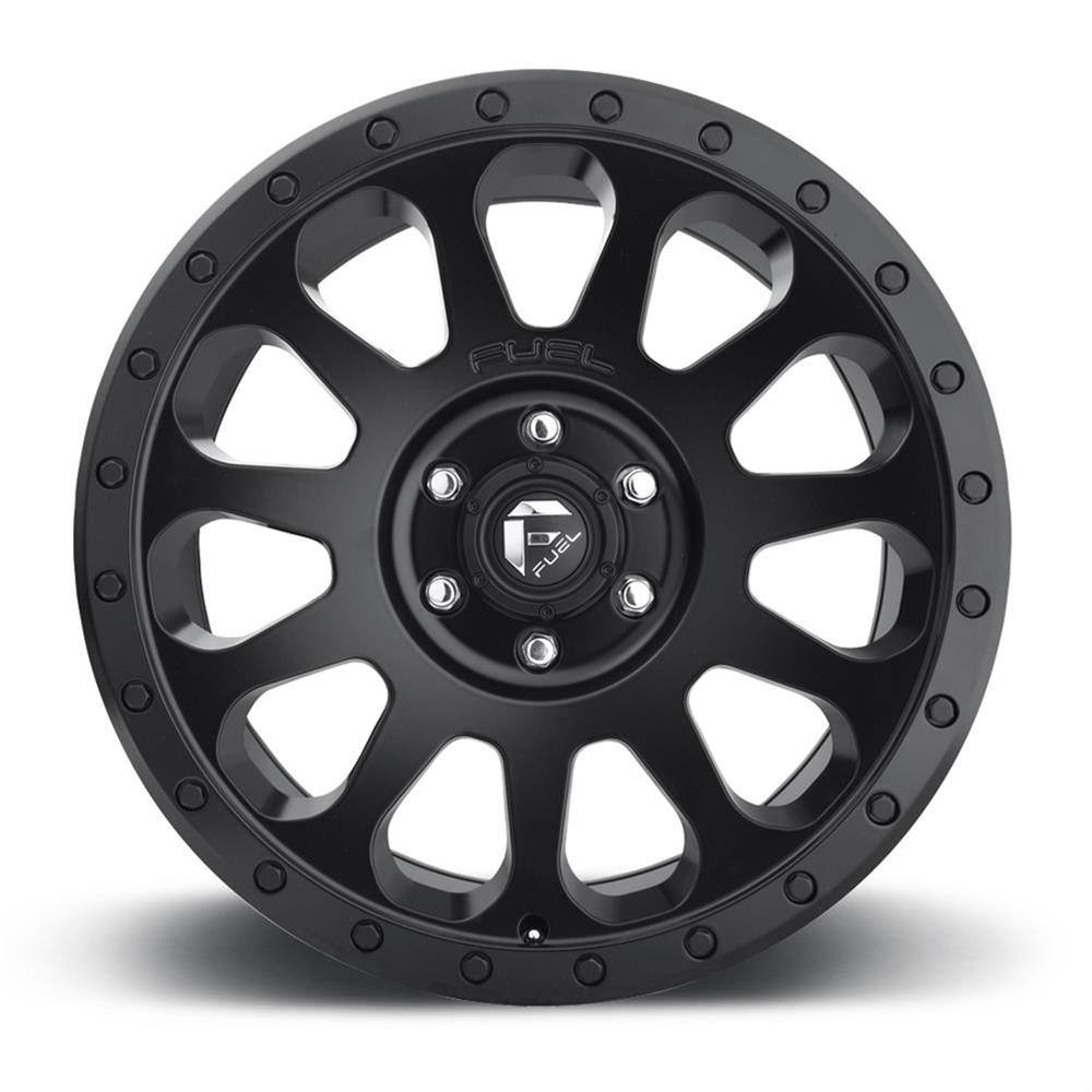 Fuel Off-Road Vector D579 Series Matte Black Wheels 20x9 Wheel, Vector, 20 x 9, Aluminum, 6 x 139.7mm Bolt Pattern, +19mm Offset, 5.750 in. Backspace, Each thumbnail 2