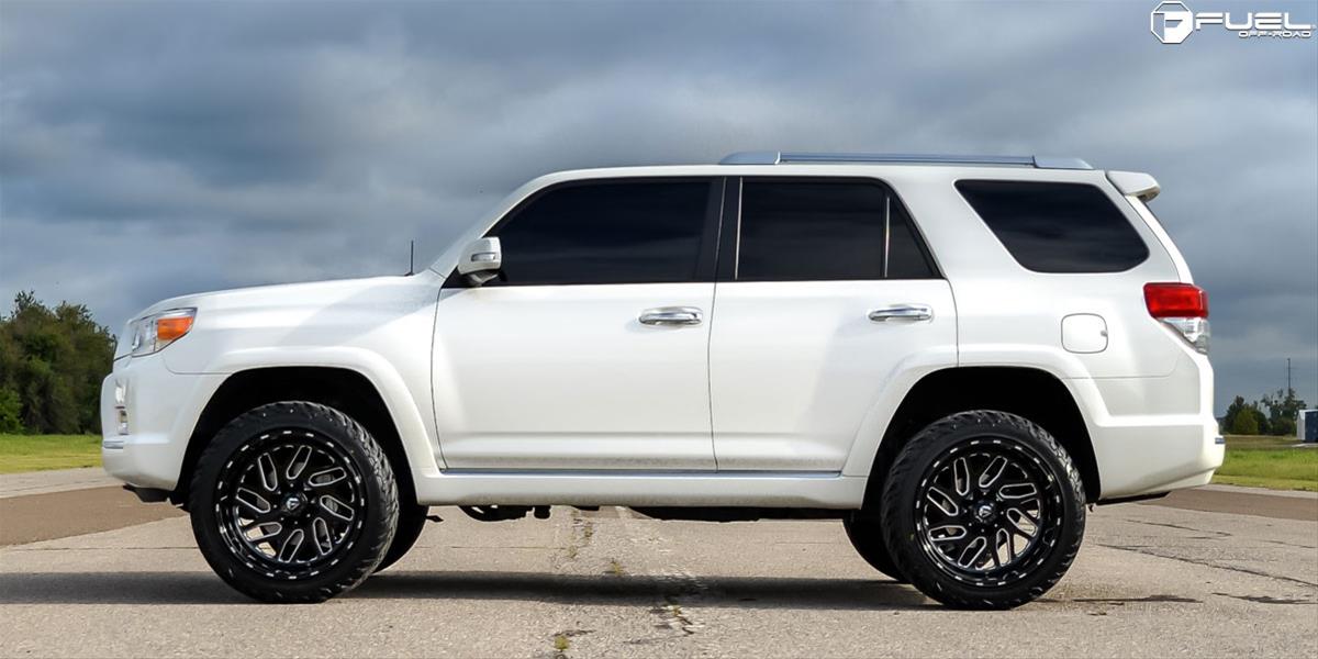 Fuel Off-Road Triton D581 Series Gloss Black Wheels with Milled Accents 18x9 Wheels, Triton, 6x1356x5.5 NBL4.50 -12 106.4, NBL-Gloss BLK MIL thumbnail 9
