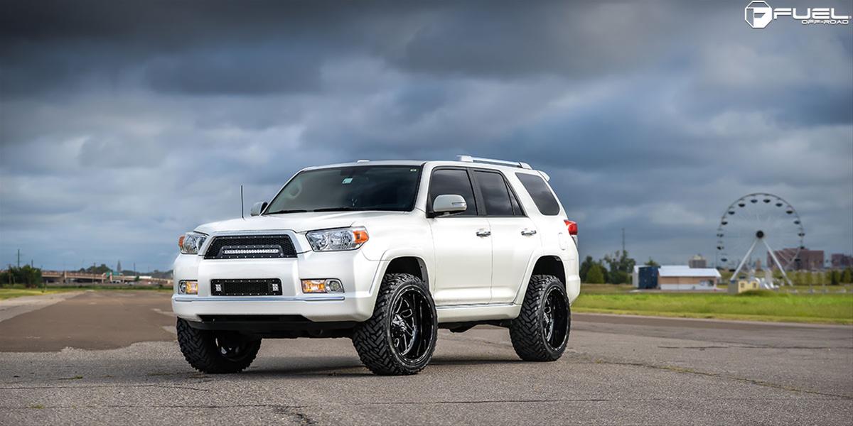 Fuel Off-Road Triton D581 Series Gloss Black Wheels with Milled Accents 18x9 Wheels, Triton, 6x1356x5.5 NBL4.50 -12 106.4, NBL-Gloss BLK MIL thumbnail 8