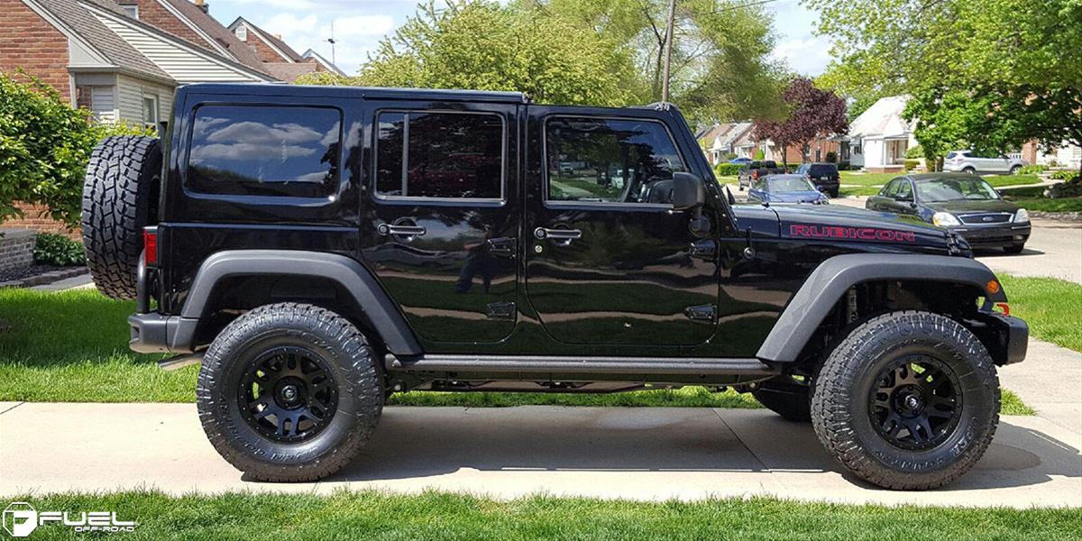 Fuel Off-Road Recoil D584 Series Matte Black Wheels 20x9 Wheels, Recoil, 6x135 BD 5.00/01 87.1, BD -Matte BLK thumbnail 2