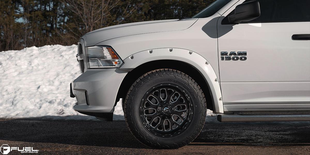 Fuel Off-Road Titan D588 Series Gloss Black Wheels with Milled Accents 20x9 Wheels, Accents, 20 in. x 9.0 in., Aluminum, 6 x 135mm/5.5 in. Bolt Circle, 5.000 in. Backspacing, Each thumbnail 6