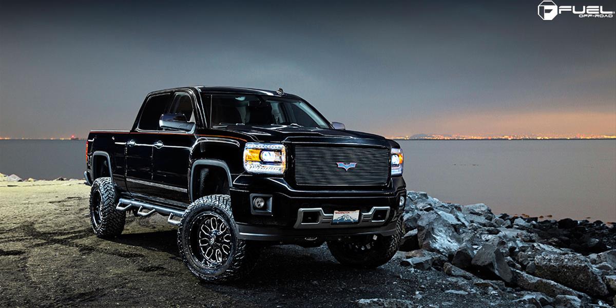 Fuel Off-Road Titan D588 Series Gloss Black Wheels with Milled Accents 20x9 Wheels, Accents, 20 in. x 9.0 in., Aluminum, 6 x 135mm/5.5 in. Bolt Circle, 5.000 in. Backspacing, Each thumbnail 5