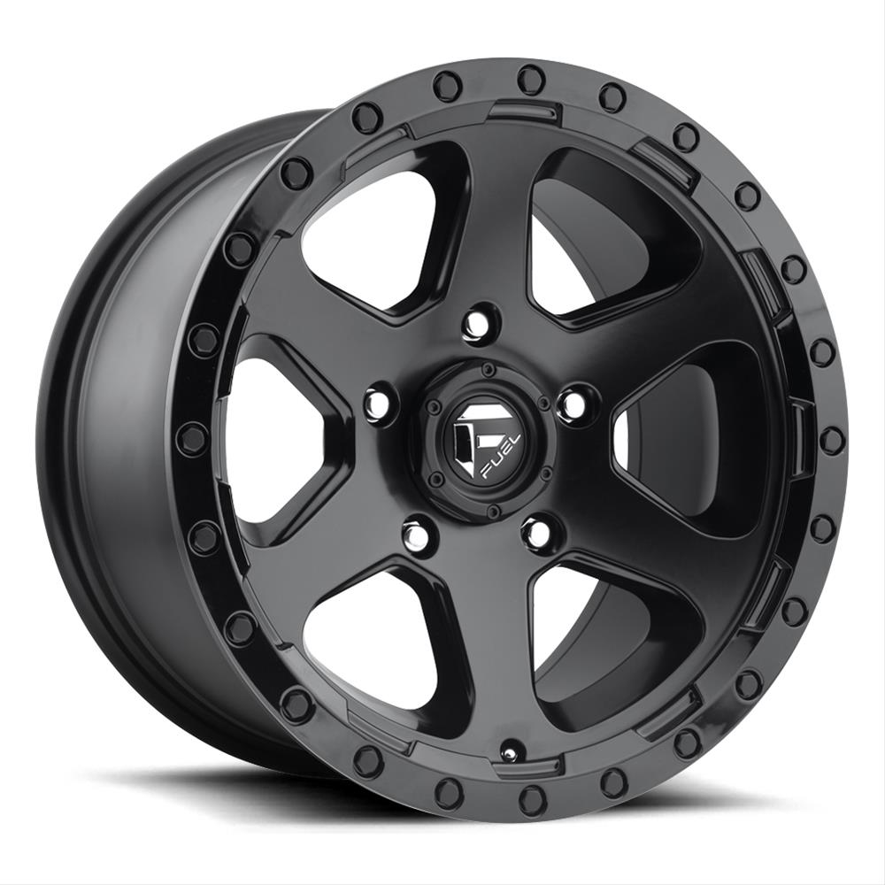 Fuel Off-Road Ripper D589 Series Matte Black Wheels 18x9 Wheels, Ripper, 6x5.5 BD 5.75 20 108, BD -Matte BLK