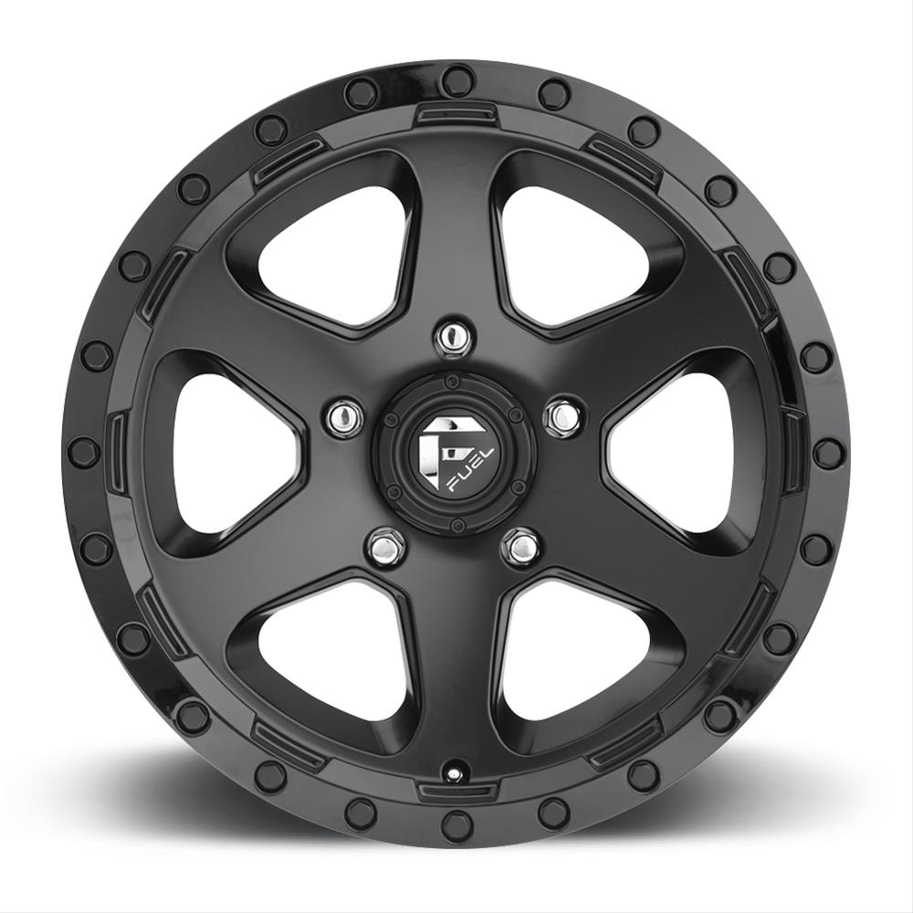 Fuel Off-Road Ripper D589 Series Matte Black Wheels 18x9 Wheels, Ripper, 6x5.5 BD 5.75 20 108, BD -Matte BLK thumbnail 2