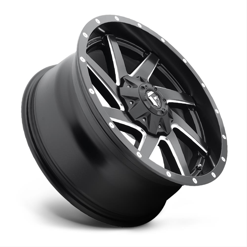 Fuel Off-Road Renegade D594 Series Matte Black Wheels with Milled Accents 20x10 Wheels, Renegade, 6x1356x5.5 NBD4.75 -18 106.4, NBD-Matte BLK MIL thumbnail 3