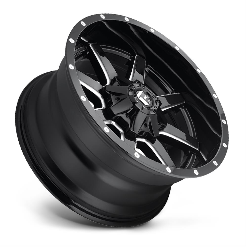Fuel Off-Road Maverick D610 Series Gloss Black Wheels with Milled Accents 20x9 20X9 WHEEL thumbnail 3