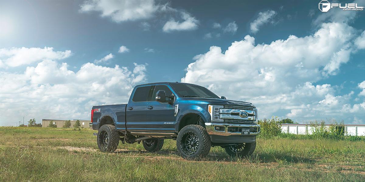 Fuel Off-Road Stroke D611 Series Gloss Black Wheels with Milled Accents 20x9 Wheels, Stroke, 6x1356x5.5 NBL5.75 20 106.3, NBL-Gloss BLK MIL thumbnail 3