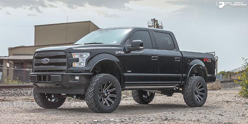 Fuel Off-Road Contra D615 Series Gloss Black Wheels with Milled Accents 20x9 Wheels, Contra, 6x1356x5.5 NBL5.75 20 106.3, NBL-Gloss BLK MIL thumbnail 7