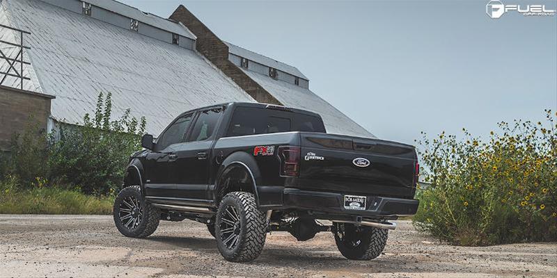 Fuel Off-Road Contra D615 Series Gloss Black Wheels with Milled Accents 20x9 Wheels, Contra, 6x1356x5.5 NBL5.75 20 106.3, NBL-Gloss BLK MIL thumbnail 6