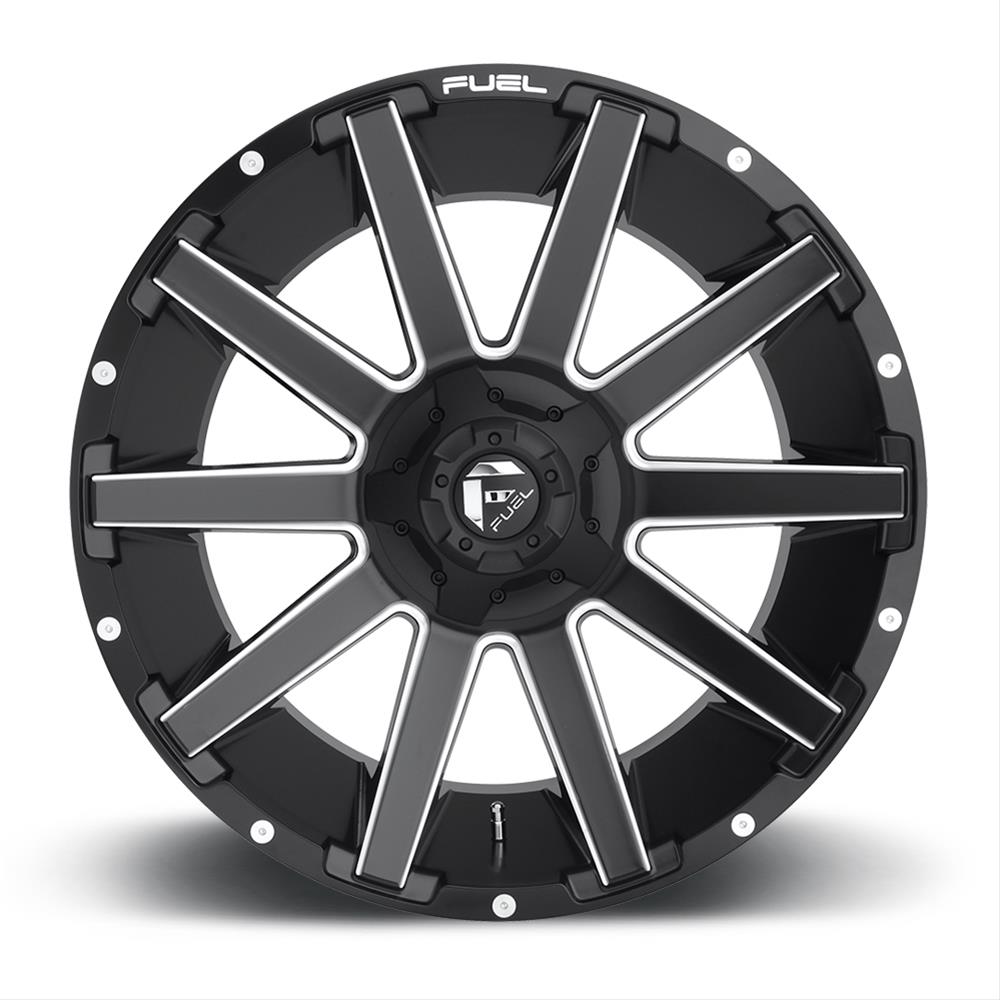 Fuel Off-Road Contra D616 Series Matte Black Wheels with Milled Accents 20x9 Wheels, Contra, 6x1356x5.5 NBD5.75 20 106.3, NBD-Matte BLK MIL thumbnail 2
