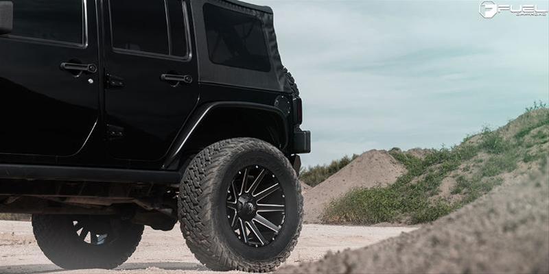 Fuel Off-Road Contra D616 Series Matte Black Wheels with Milled Accents 20x9 Wheels, Contra, 6x1356x5.5 NBD5.75 20 106.3, NBD-Matte BLK MIL thumbnail 7