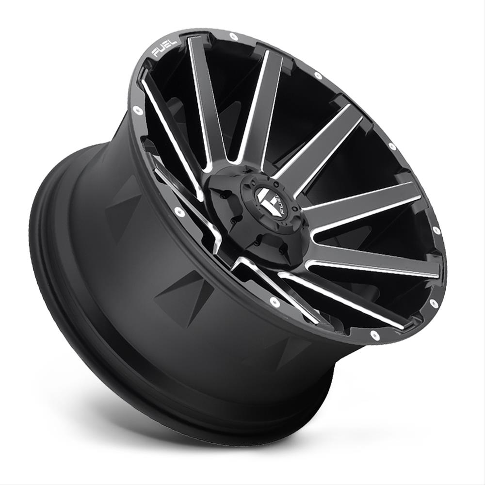 Fuel Off-Road Contra D616 Series Matte Black Wheels with Milled Accents 20x9 Wheels, Contra, 6x1356x5.5 NBD5.75 20 106.3, NBD-Matte BLK MIL thumbnail 3