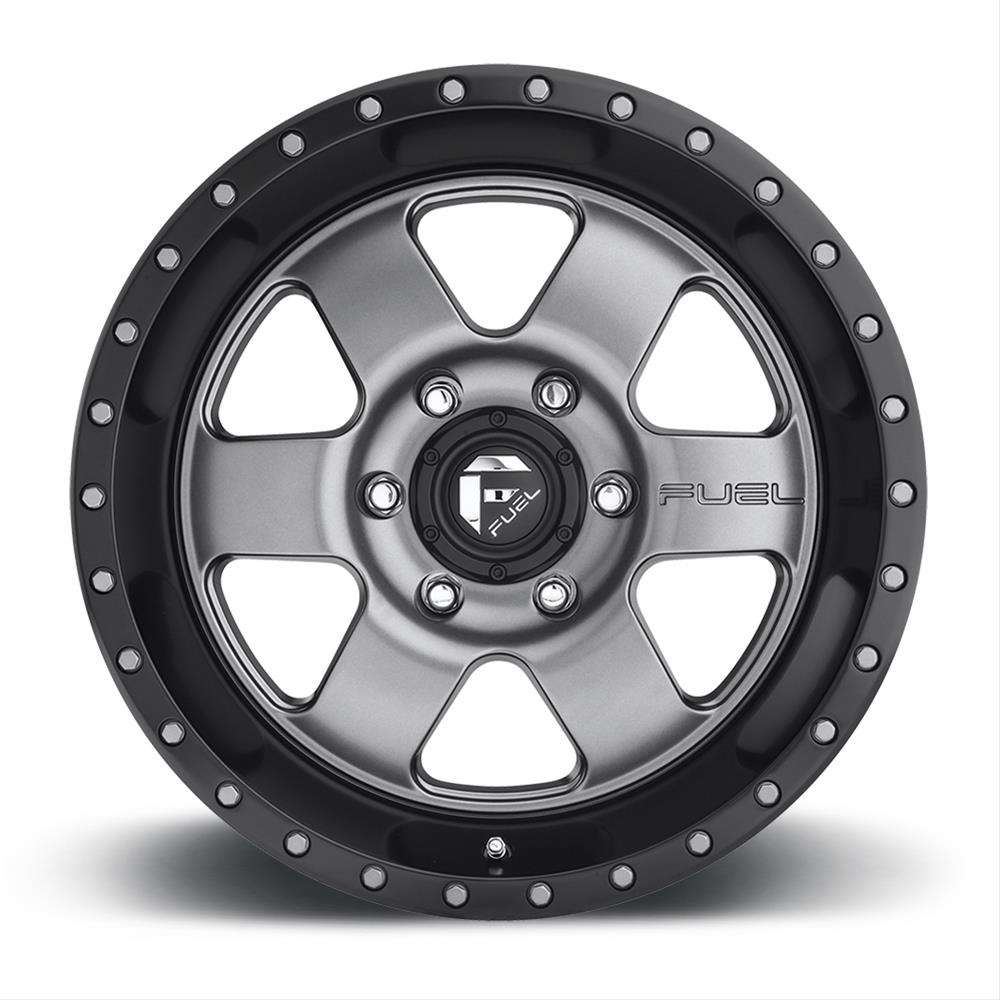 Fuel Off-Road Podium D619 Series Anthracite Gray Wheels with Black Lip 18x9 Wheels, Podium, 5x150 GD 5.75 20 110.3, GD -Matte GUN