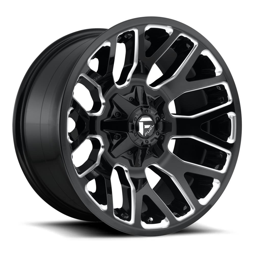 Fuel Off-Road Warrior D623 Series Gloss Black Wheels 20x9 Wheel, Warrior, 20 x 9, Black, 6 x 135mm Bolt Pattern, +20mm Offset, 5.790 in. Backspace, Each