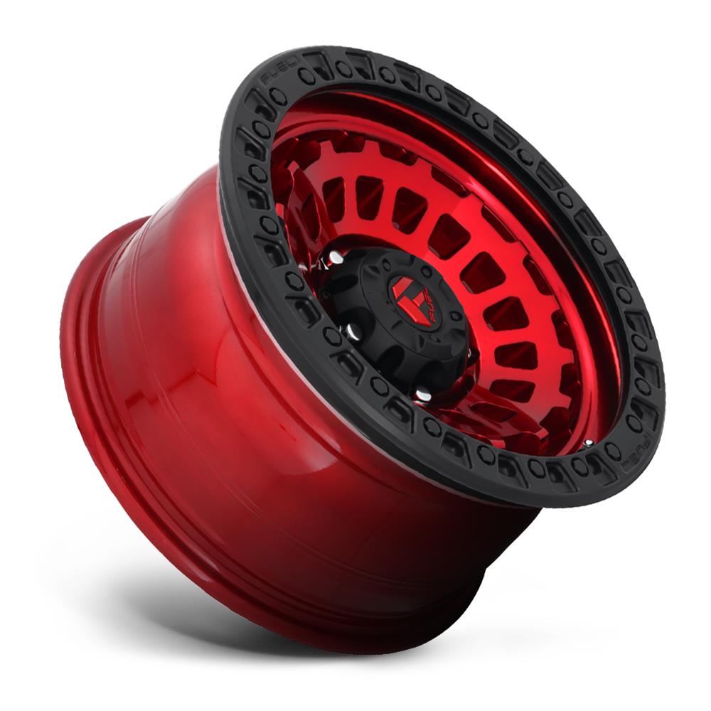 Fuel OffRoad D63217907545 Fuel OffRoad Zephyr D632 Candy Red Wheels with Black Ring Summit
