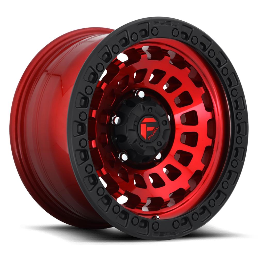 Fuel OffRoad D63217908950 Fuel OffRoad Zephyr D632 Candy Red Wheels