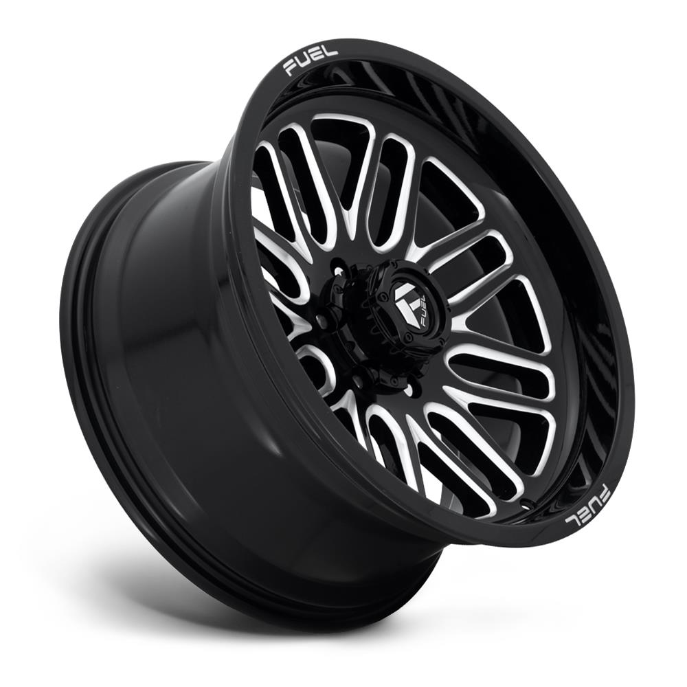 Fuel Off-Road Ignite D662 Gloss Black Wheels with Milled Accents 20x9 Wheel, D662, 20 x 9, Aluminum, Black, Accent, 6 x 139.7mm Bolt Pattern, +1mm Offset, 5.040 in. Backspace, Each thumbnail 3