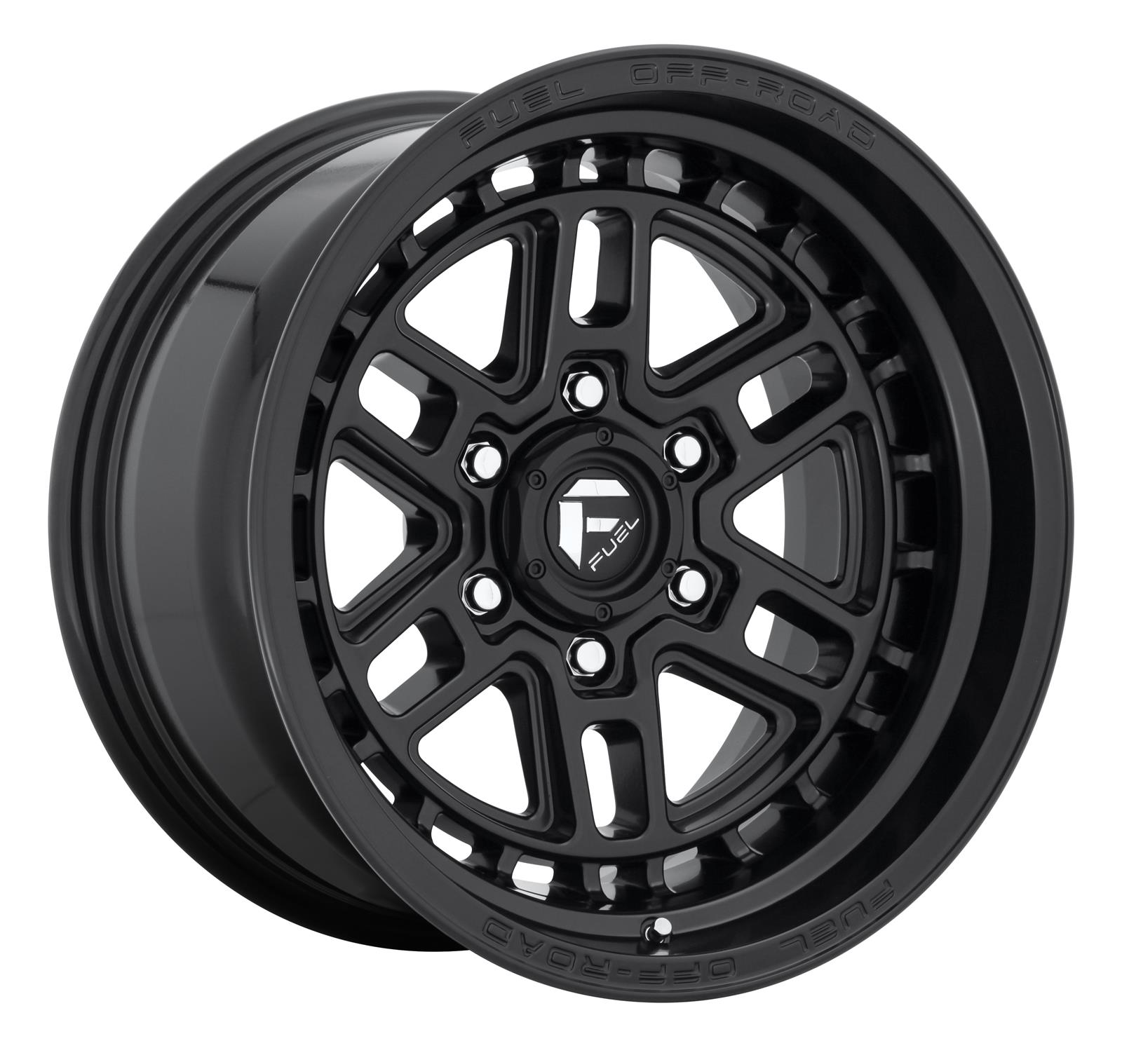 Fuel Off-Road Nitro 6 D667 Matte Black Wheels 17x9 Wheels, D667, 17 x 9, Aluminum, Black, x 139.7mm Bolt Pattern, +1mm Offset, 5.040 in. Backspace, Each