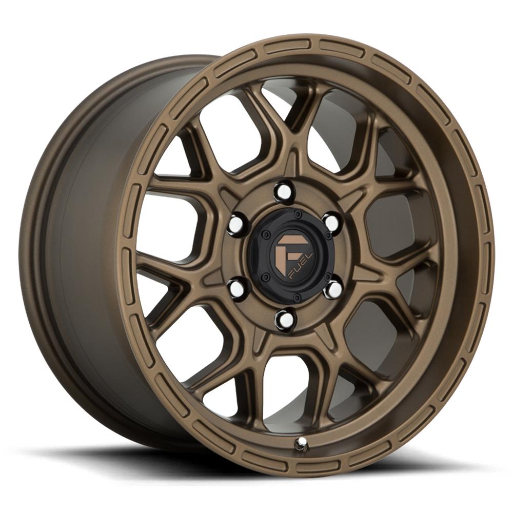 Fuel Off-Road Tech D671 Matte Bronze Wheels 17x9 Wheel, D671, 17 x 9, Aluminum, Bronze, 6 x 139.7mm Bolt Pattern, +20mm Offset, 5.790 in. Backspace, Each