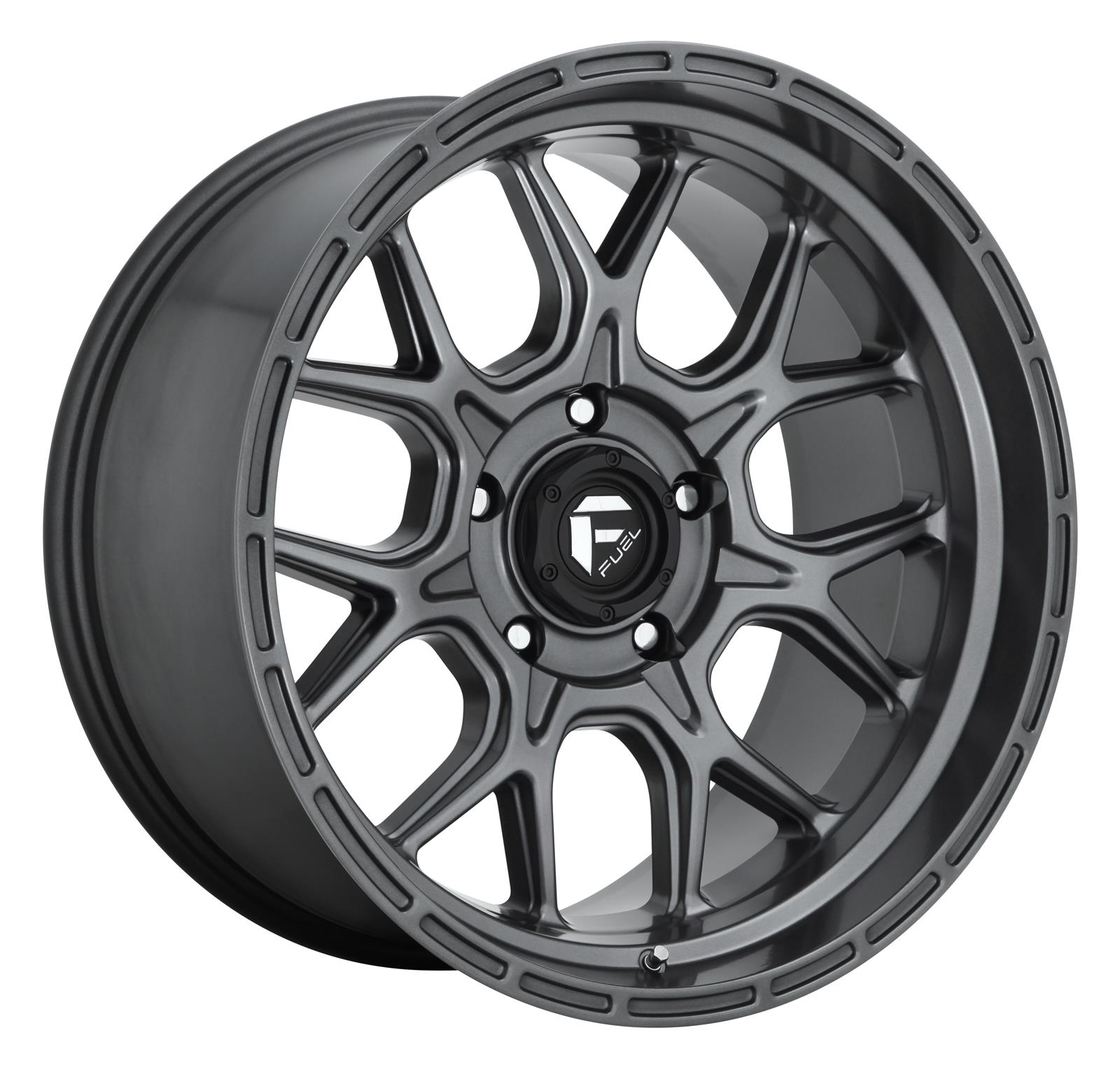 Fuel Off-Road Tech D672 Matte Anthracite Wheels 17x9 Wheel, D672, 17 x 9, Aluminum, Anthracite, 6 x 139.7mm Bolt Pattern, +1mm Offset, 5.040 in. Backspace, Each
