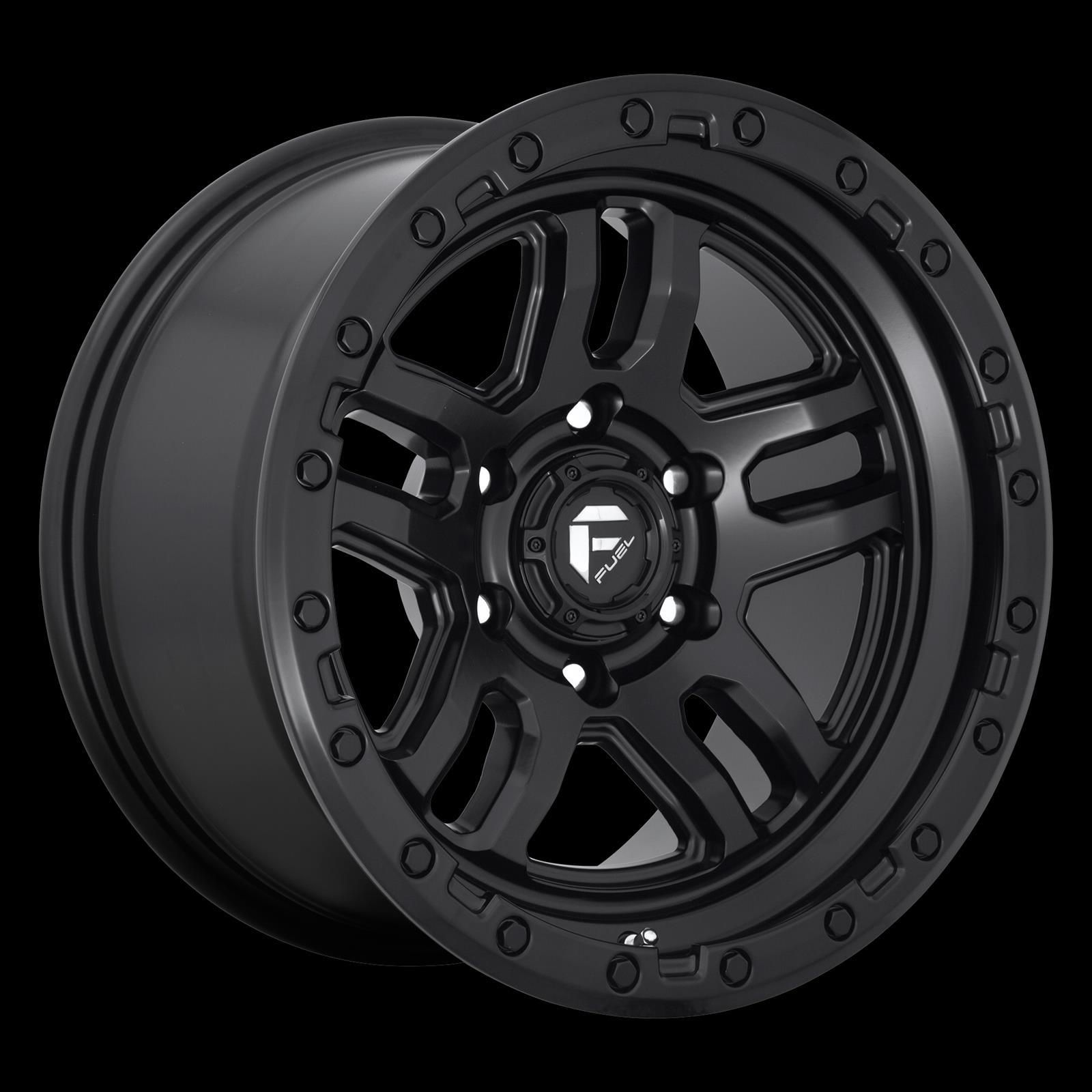 Fuel Off-Road Ammo D700 Matte Black Wheels 17x9 WHEEL, 17X9 6X4.5 MT-BLK 01MM