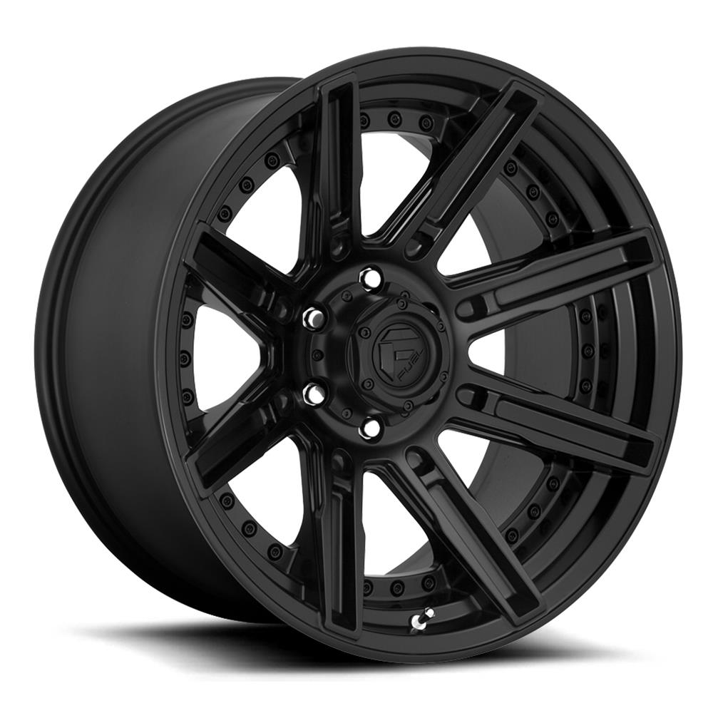 Fuel Off-Road Rogue D709 Matte Black Wheels 20x9 Wheels, D709, 20 x 9, Aluminum, Black, 6 x 139.7mm Bolt Pattern, +1mm Offset, 5.040 in. Backspace, Each