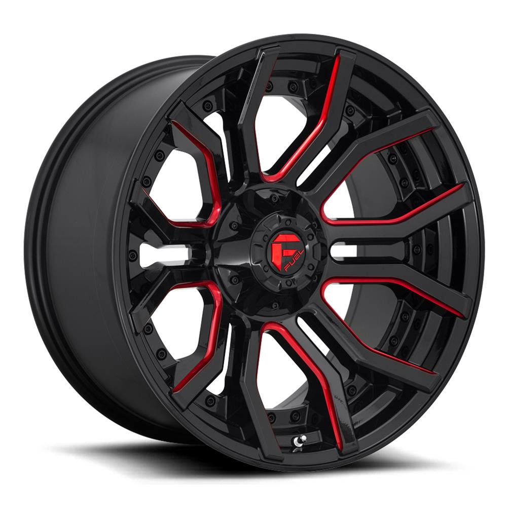 Fuel OffRoad D71220905750 Fuel OffRoad Rage D712 Gloss Black Wheels