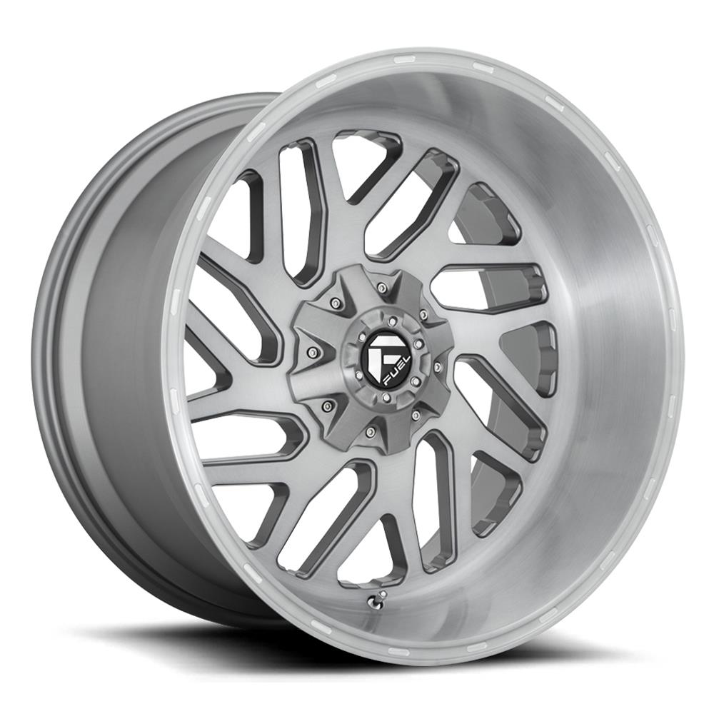 Fuel Off-Road Triton D715 Platinum Wheels 20x10 Wheels, TRITON PLATINUM 6x135.00/6x139.70 BRUSHED GUN METAL TINTED CLEAR (13 mm) , 6.01 in. Backspacing