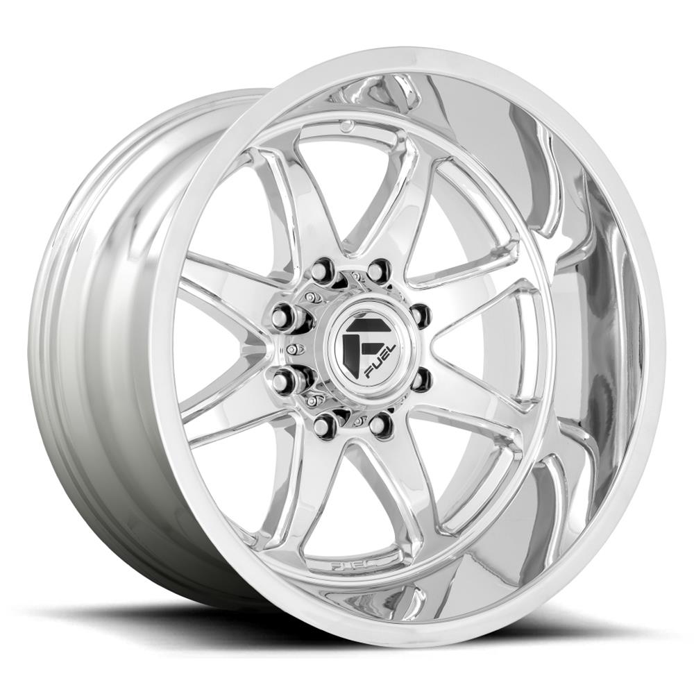 Fuel Off-Road Hammer D748 Chrome Wheels 20x9 Wheels, D748, 20x9, Aluminum, 1-Piece, Chrome, 6 x 135mm Bolt Pattern, +1mm Offset, 5.04 Backspace, 3.43 Bore, Conical Lug, 2,500 lbs., Each