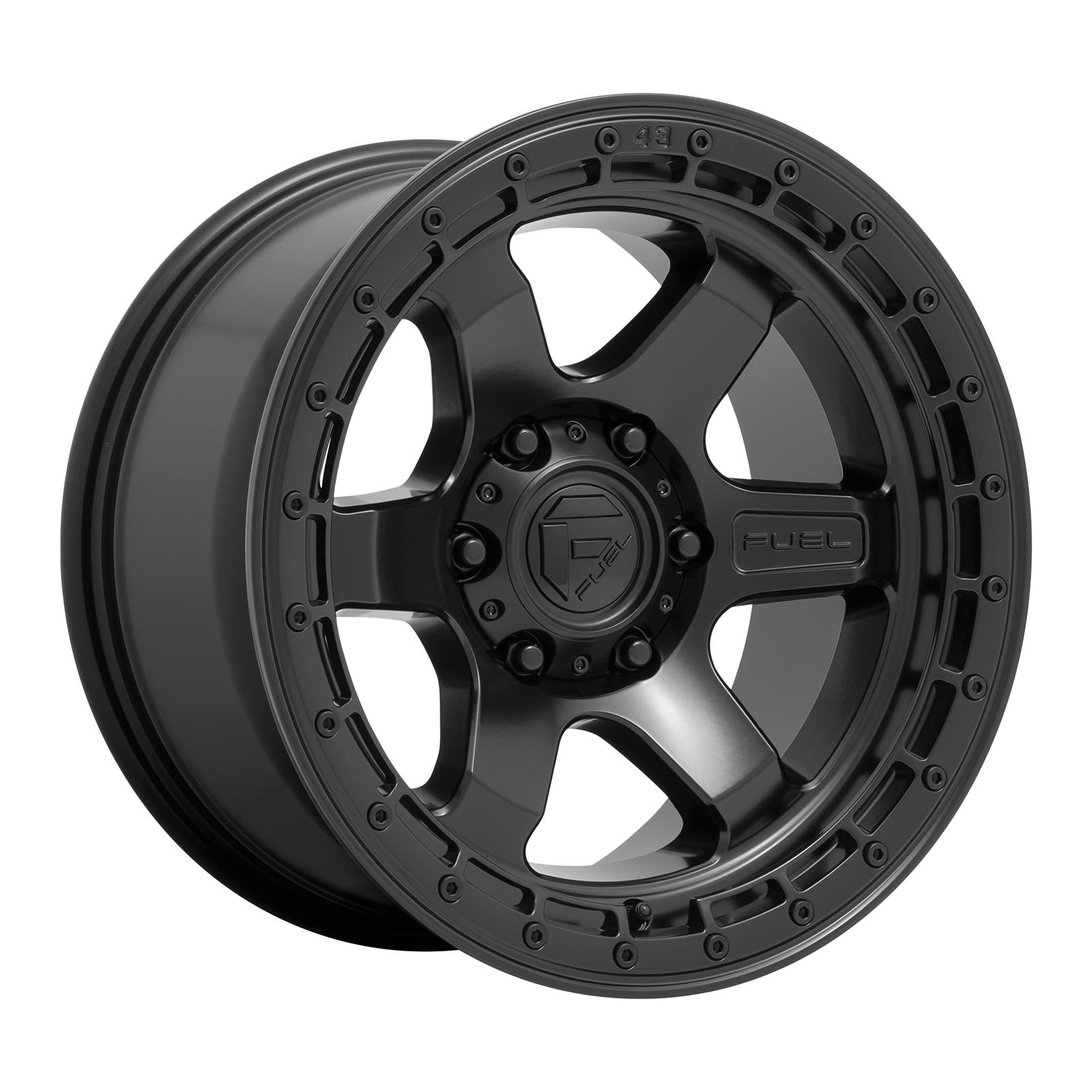 Fuel OffRoad D75018908750 Fuel OffRoad Block D750 Satin Black Wheels
