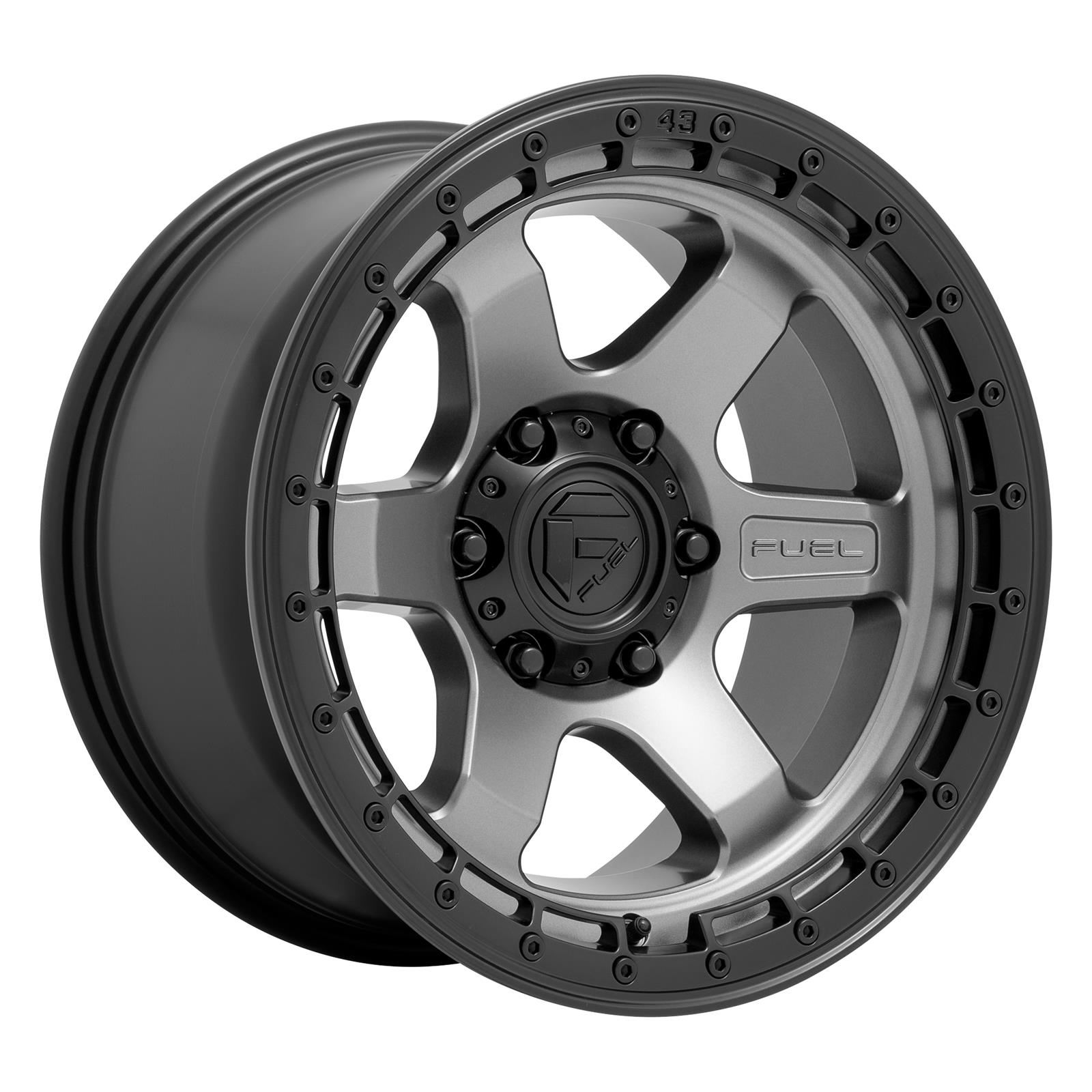 Fuel Off-Road D75218907557 Fuel Off-Road Block D752 Matte Gunmetal