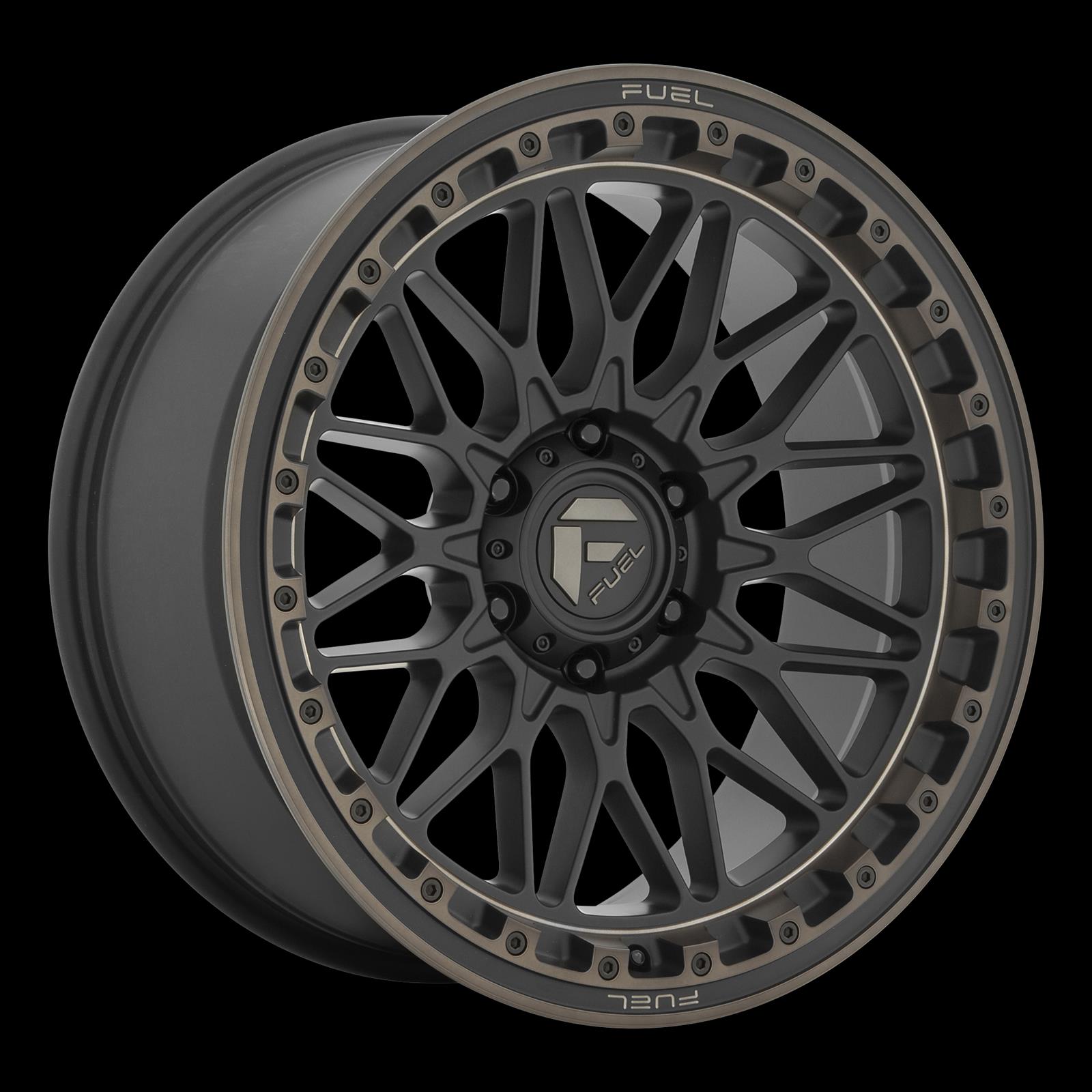 Fuel Off-Road Trigger D759 Matte Black Wheels with Double Dark Tint Accent 20x9 WHEEL, 20X9 6X4.5 MT-BLK-DDT 01MM