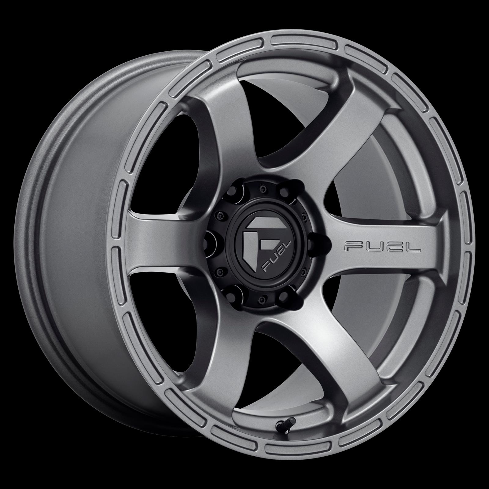 Fuel Off-Road Rush D767 Matte Gunmetal Wheels 17x9 WHEEL, 17X9 6X4.5 MT-GNMTL 01MM
