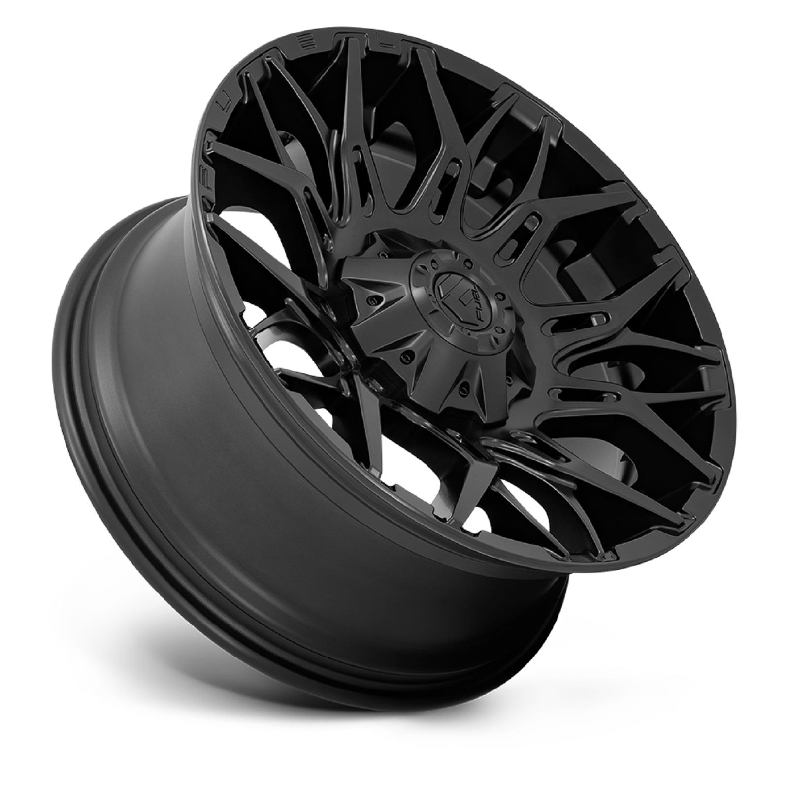 Fuel Off-Road Twitch D772 Matte Black Wheels 20x10 WHEEL, 20X10 6X135/5.5 BLK-OUT -18MM thumbnail 3