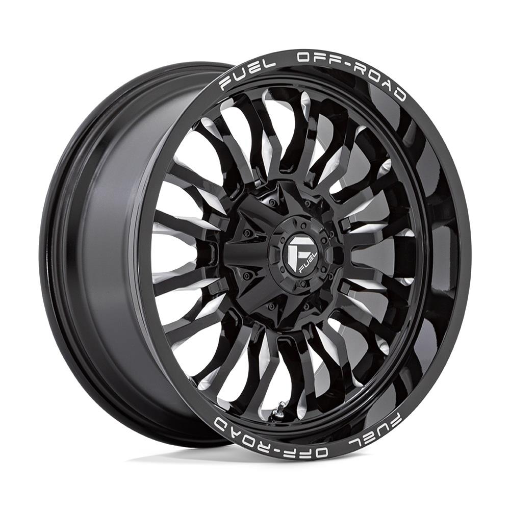 Fuel Off-Road ARC D795 Gloss Black Wheels with Milled Accents 20x9 20X9 6X135/5.5 G-BLK-MILL 01MM
