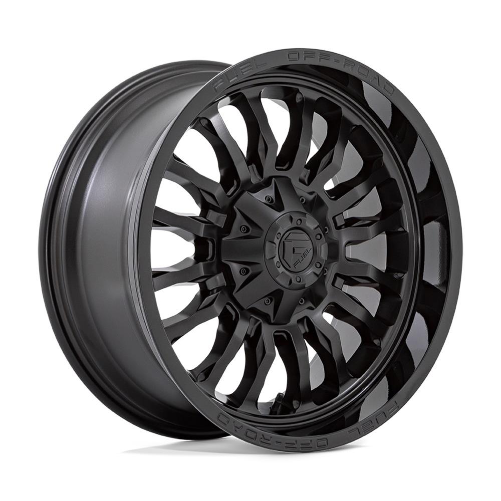 Fuel Off-Road ARC D796 Matte Black Wheels with Gloss Lip 22x10 22X10 8X170 BLK-OUT -18MM