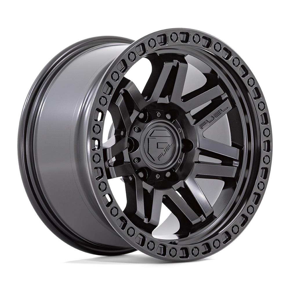 Fuel Off-Road Syndicate D810 Blackout Wheels 17x9 Wheels, D810, Aluminum, Finish, 17 in. x 9 in., 6 x 139.70mm/5.5 in. Bolt Circle, 5.04 in. Backspace, Each