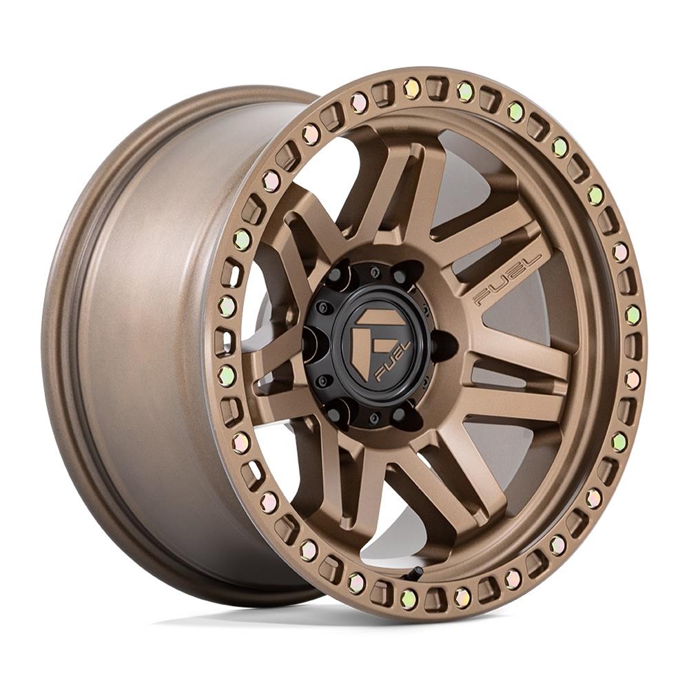 Fuel Off-Road Syndicate D811 Matte Bronze Wheels 17x9 Wheels, D811, Aluminum, Finish, 17 in. x 9 in., 6 x 139.70mm/5.5 in. Bolt Circle, 5.04 in. Backspace, Each