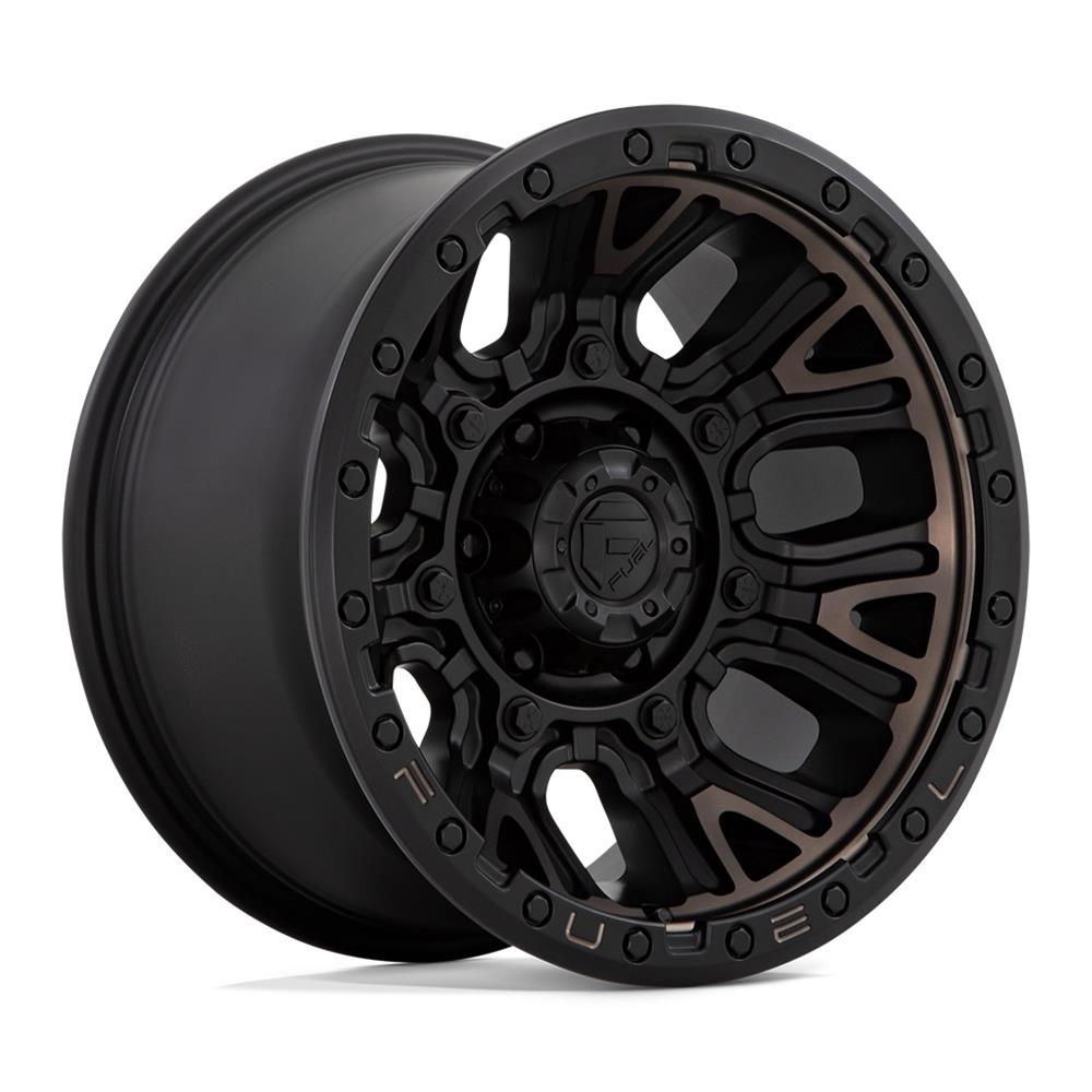 Fuel Off-Road Traction D824 Matte Black Wheels with Dark Tint Coat 20x9 20X9 8X6.5 M-BLK-DDT 1MM