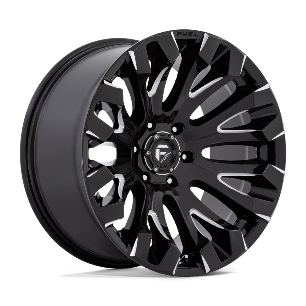 Fuel Off-Road Quake D828 Series Gloss Black Wheels 18x9 Wheels, Off Road, Series, Cast Aluminum, 18 in. x 9 in., Black, 5.04 in Backspace, 8 x 6.50 Bolt Pattern, Each