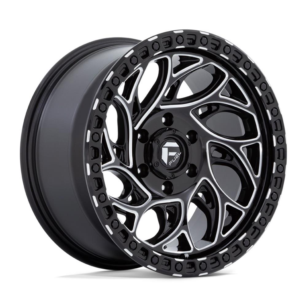 Fuel Off-Road Runner OR D840 Gloss Black Wheels with Milled Accents 20x9 20X9 6X135 G-BLK-MILL 1MM