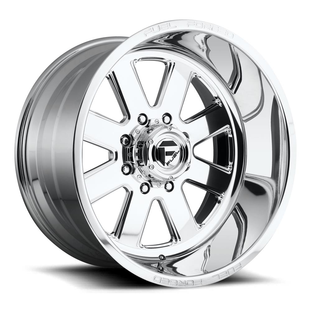 Fuel Off-Road FF71 Polished Wheels 20x9 Wheels, FF71, 20 x 9, Aluminum, Polished, 6 x 139.7mm Bolt Pattern, +1mm Offset, 5.040 in. Backspace, Each