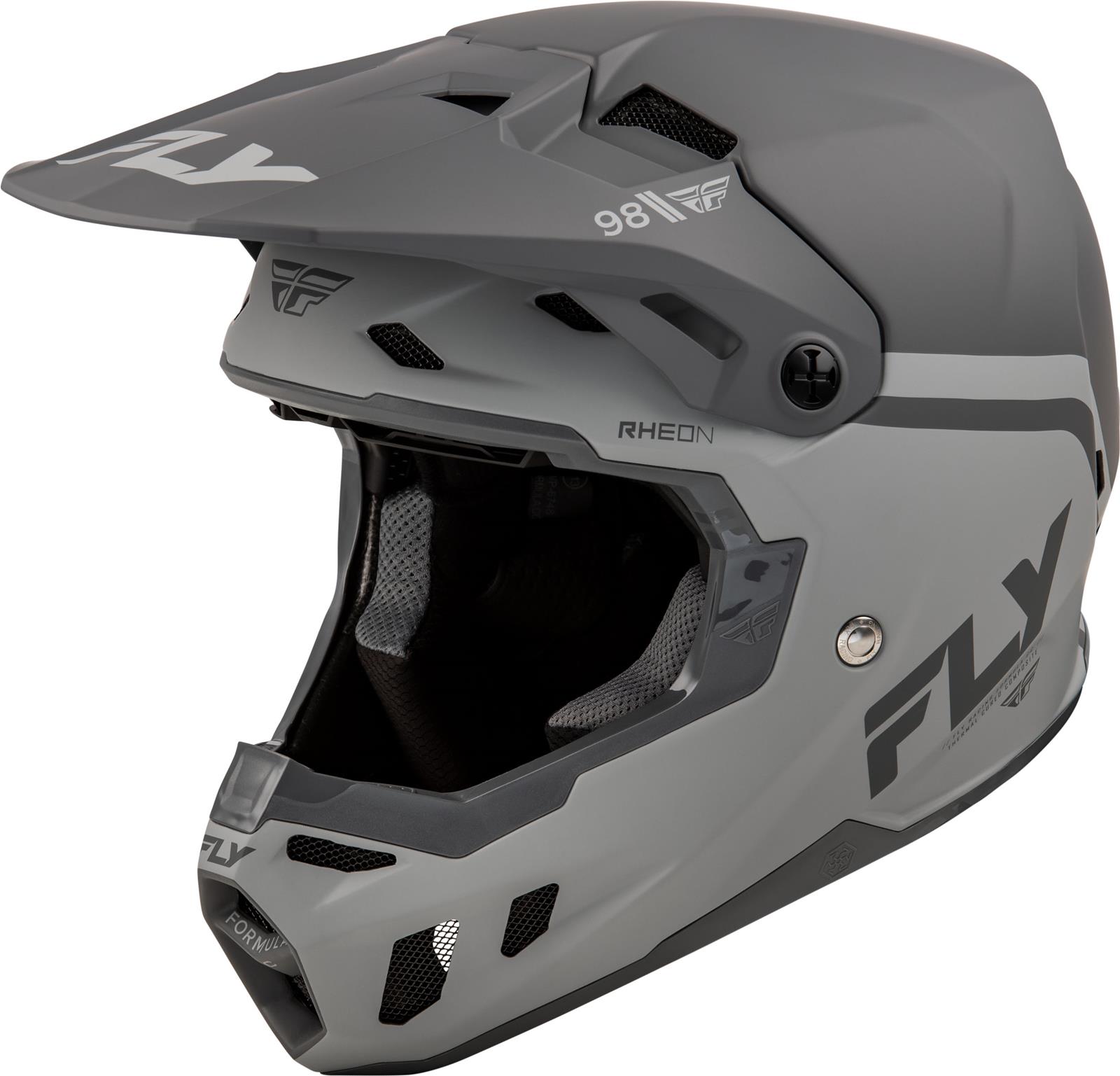 fly racing motorcycle helmet WERX-R CARBON BLUE/CARBON Trekker Solid Helmet | FLY